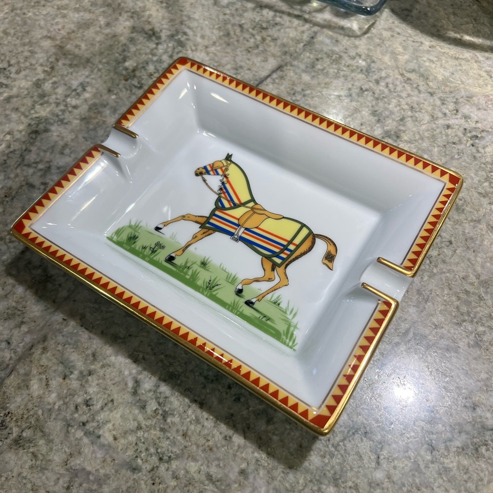 Hermes Equestrian Horse Ash Tray